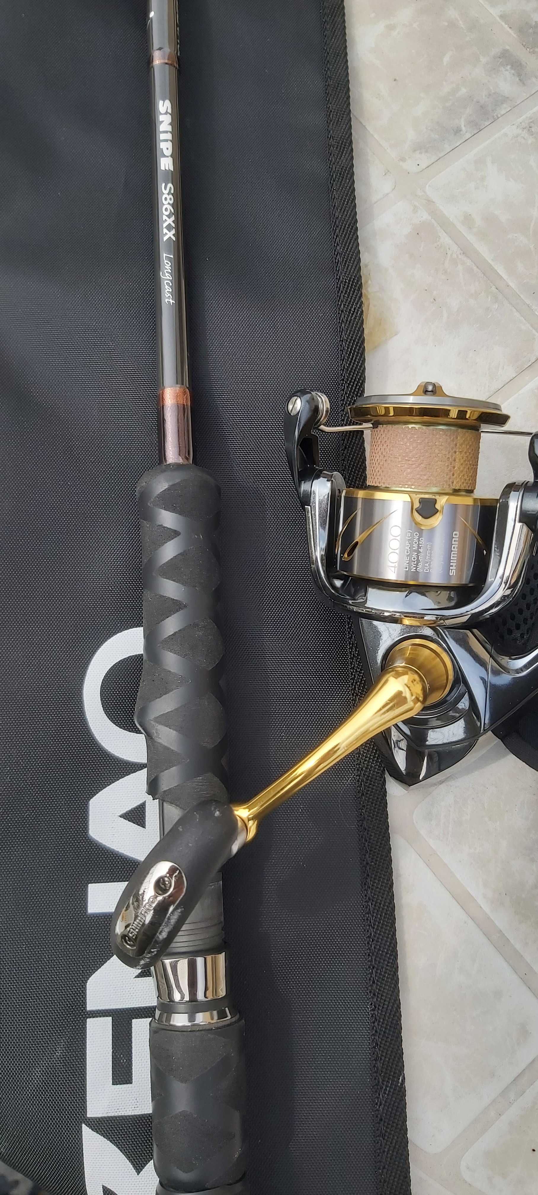 Zenaq snipe 86xx rg и Shimano Stella 4000HG перфектния морски сет.