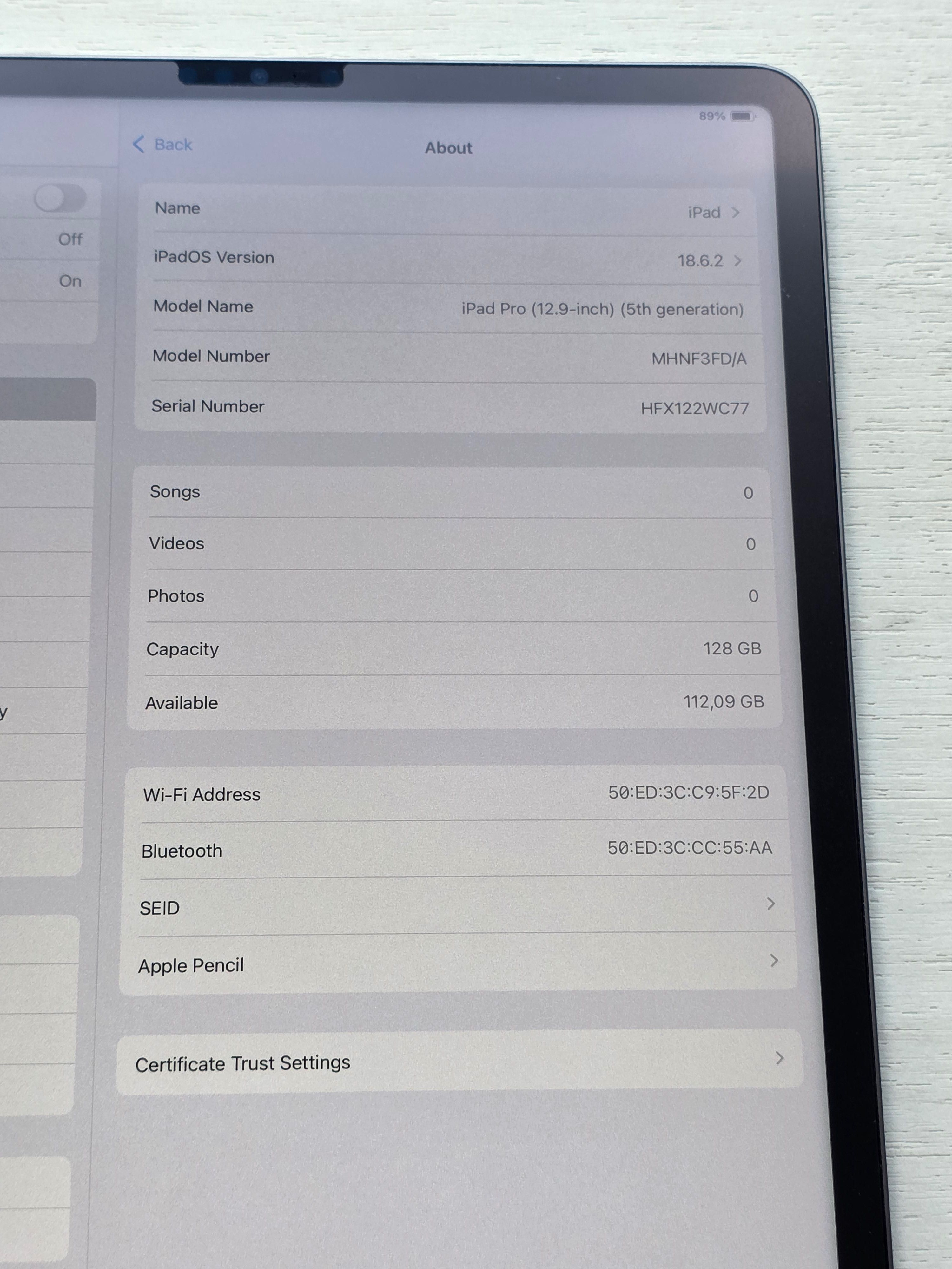 iPad Pro 12.9 5th Gen 128 Gb + Magic Keyboard и Apple Pencil Gen 2