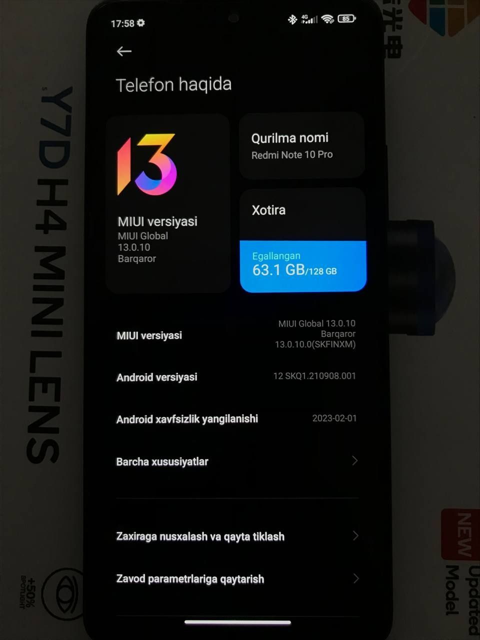 Redmi note 10 pro