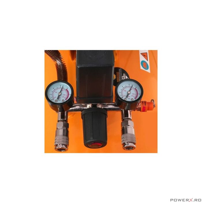 Compresor aer Notig 100l, 2 cilindrii, 8bari, 230V 440l/min