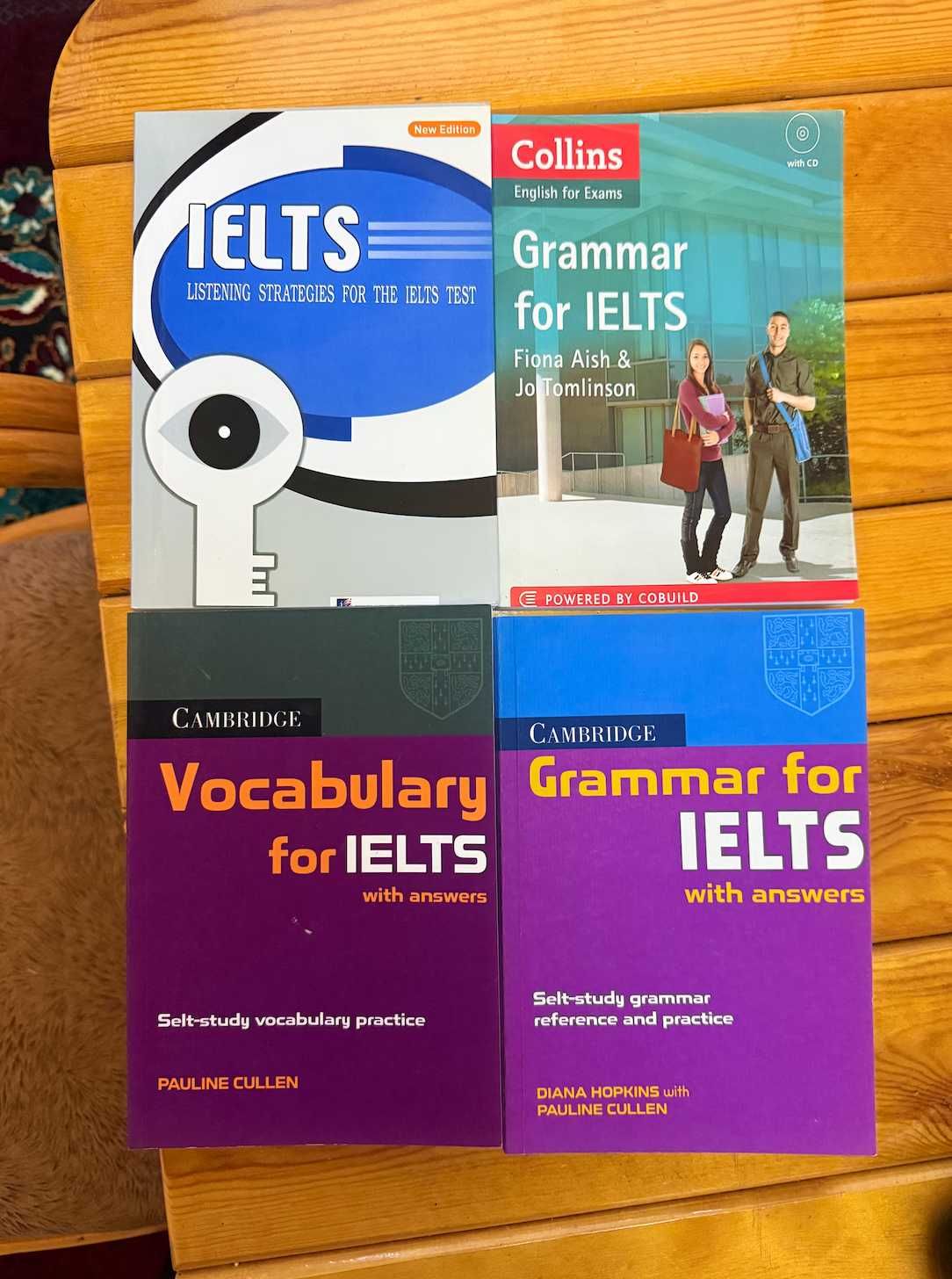 IELTS kitoblari to‘plami – Grammar, Vocabulary, Listening