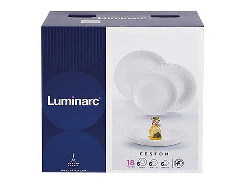 НОВИ! Сервиз за хранене Luminarc Feston 18 части