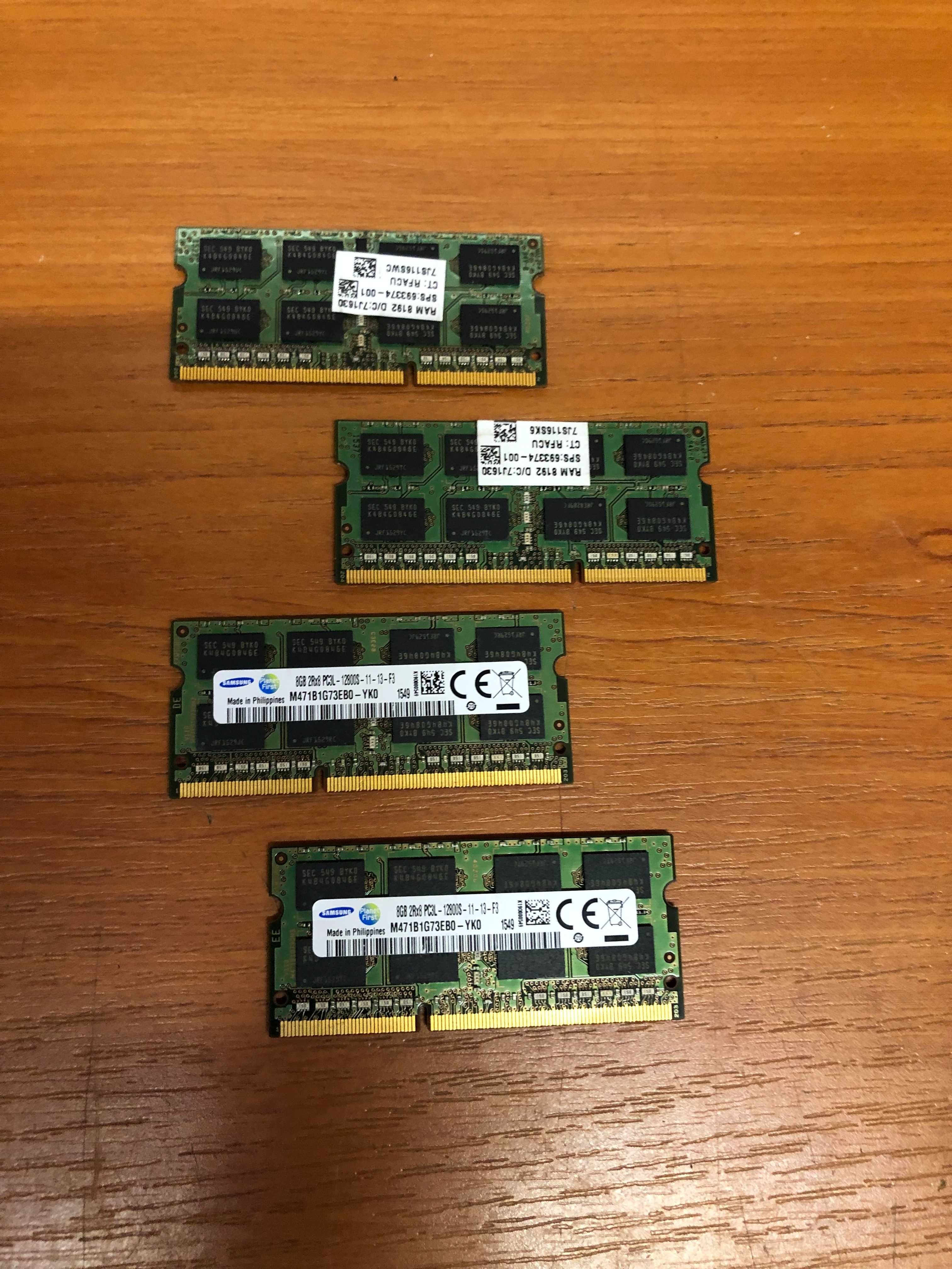 Memorie laptop DDR3 sodimm Samsung 8 Gb, M471B1G73EB0-YK0