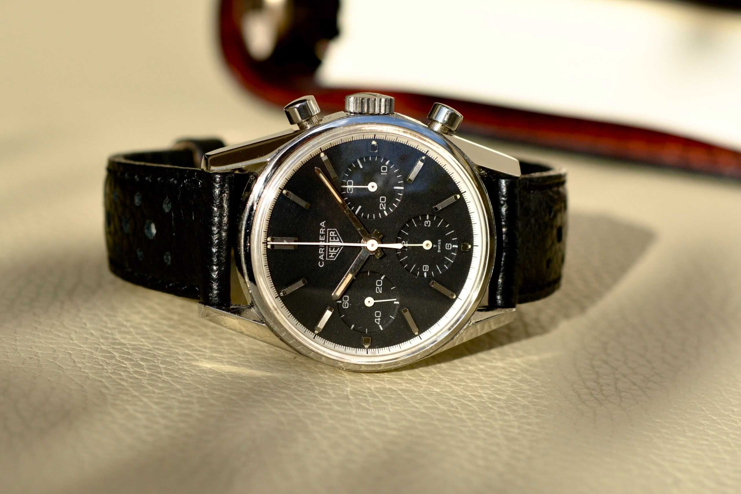 Ceas HEUER Carrera 2447N - 1964 (schimb cu Omega Zenith IWC)