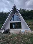 Cabane stil A Frame si case din structura de lemn, dimensiuni in funct