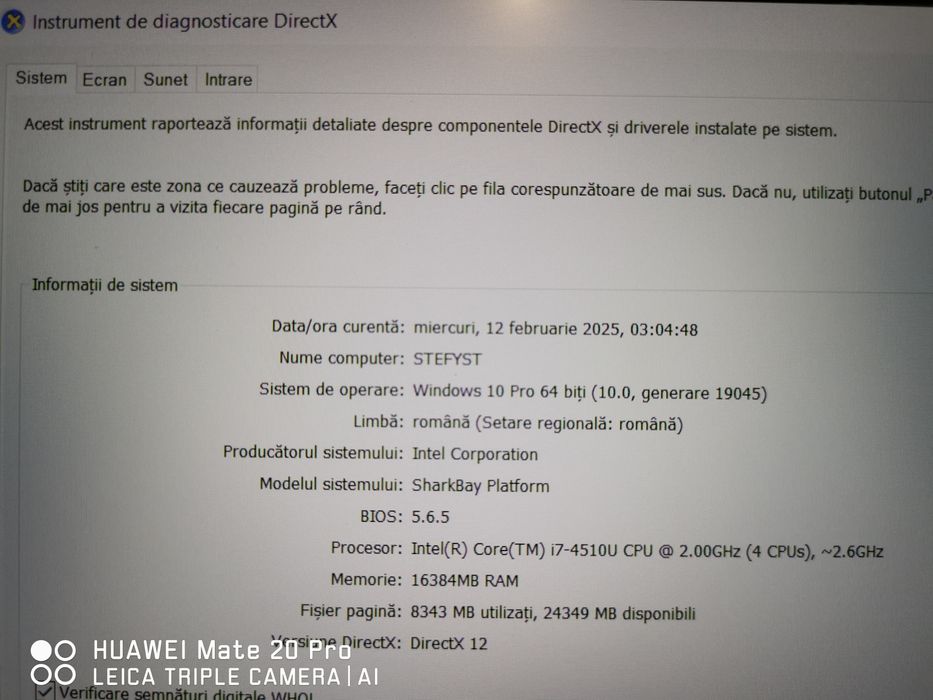 Laptop Intel Core I7 16Gb RAM, SSD+HDD, Ultra slim