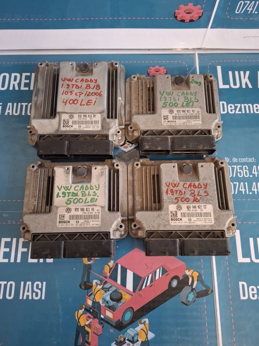 Calculator ECU Motor VW Caddy 1.9 tdi BLS BJB