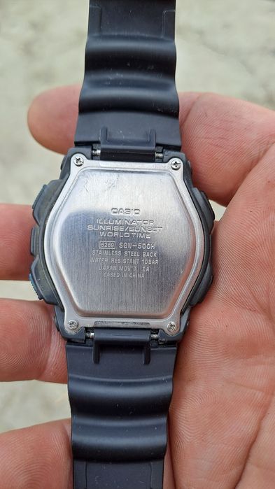 Casio SGW 500H busola- temperatura- fazele lunii