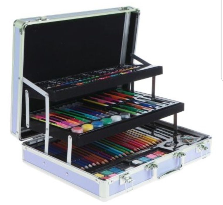 Комплект за рисуване в куфар 158 части