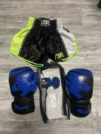 Боксови ръкавици Dominator и шорти Leone