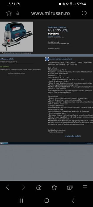 Bosch profesional stare foarte bună