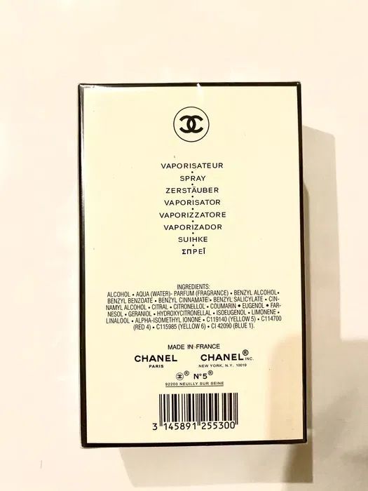 Parfum Chanel no5