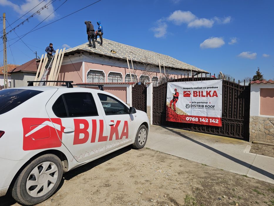 Bilka, tabla acoperis țiglă metalica montaj