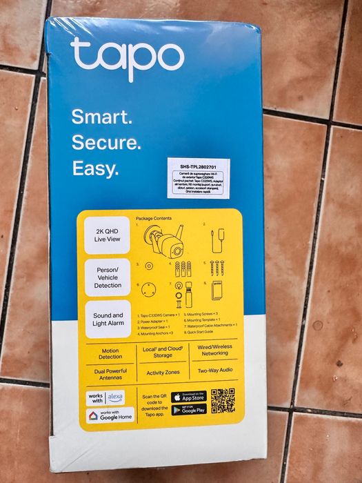 Camera de supraveghere TP-Link Tapo C320WS exterior NOU - sigilat