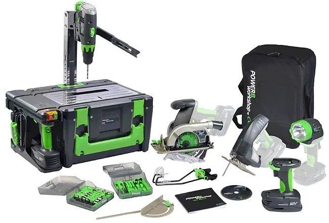 Набор инструментов мобильный, аккумуляторный.