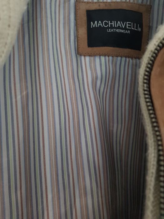 Jacheta piele Machiavelli nr 50 (L)cu 4 gulere interschimbabile