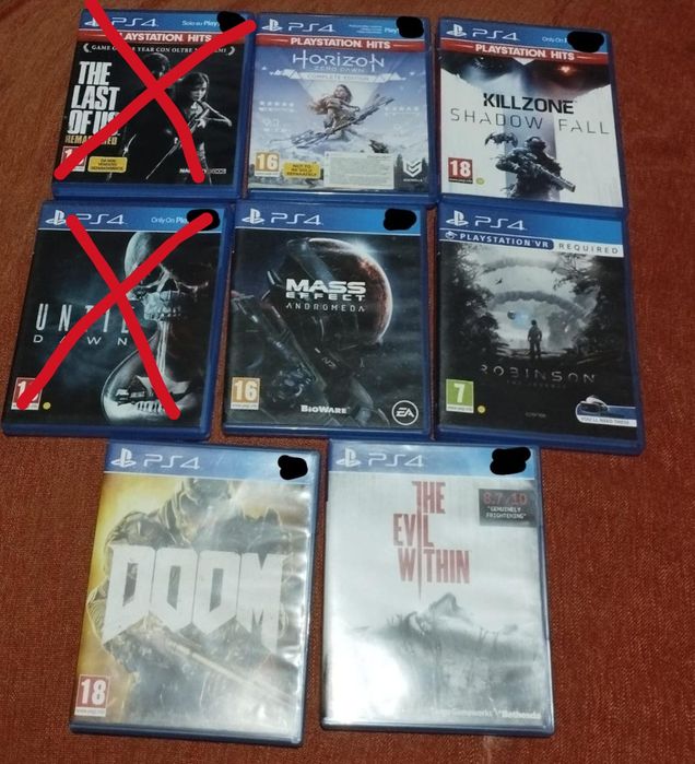 Vand jocuri PlayStation 4 și PlayStation VR