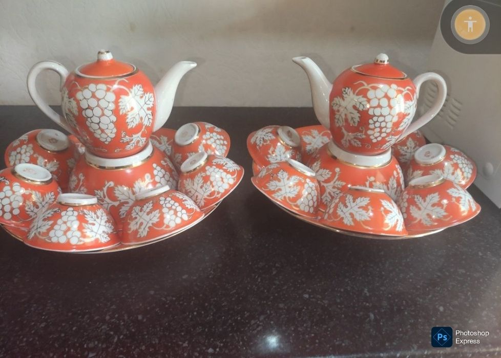 Сервиз Виноград 2 комплект СССР Новый