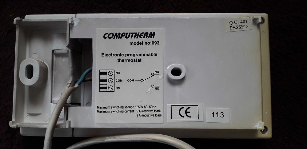 Termostat de ambient Computherm 093 cu fir