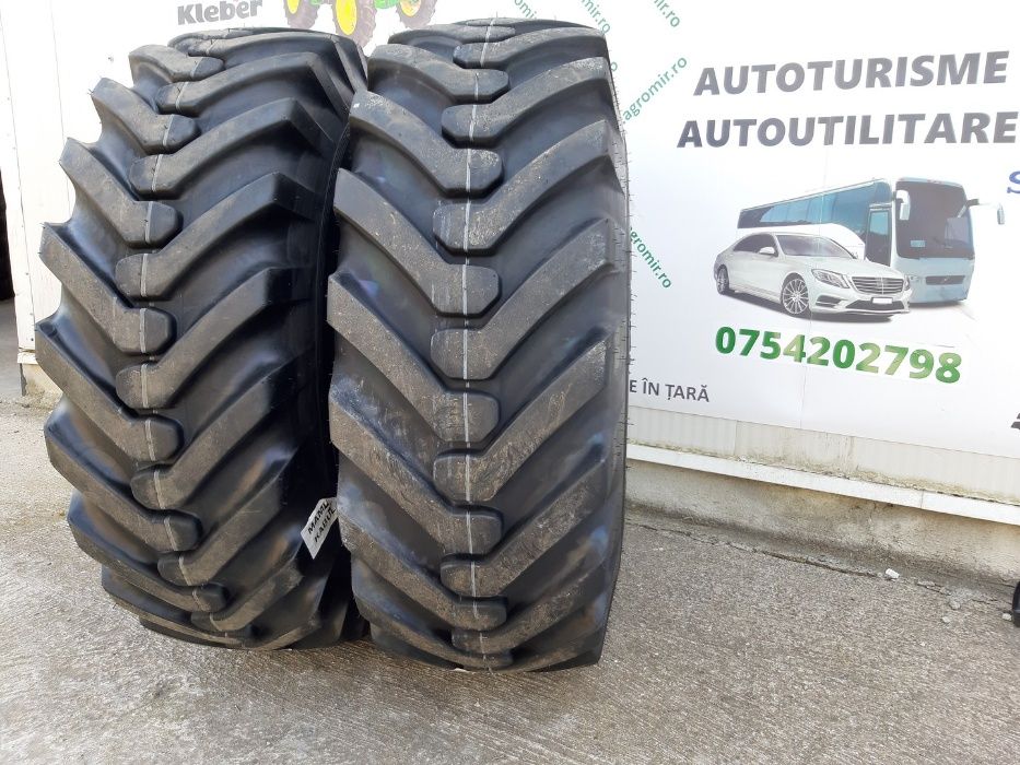 Anvelope noi 16.9-28 industriale Cauciucuri JCB TEREX cu 14 PLIURI