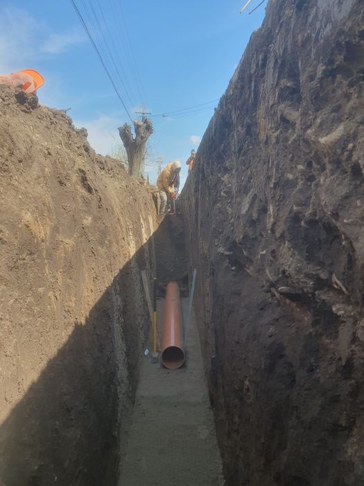 Servicii montaj borduri și rețele noi de canalizare
