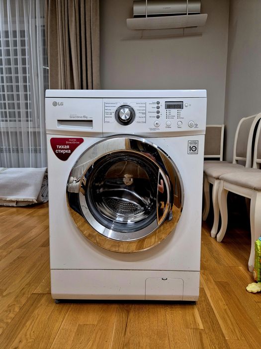 Стиральная машина LG F1089ND — отличное состояние, 6 кг, 1000 об/ми