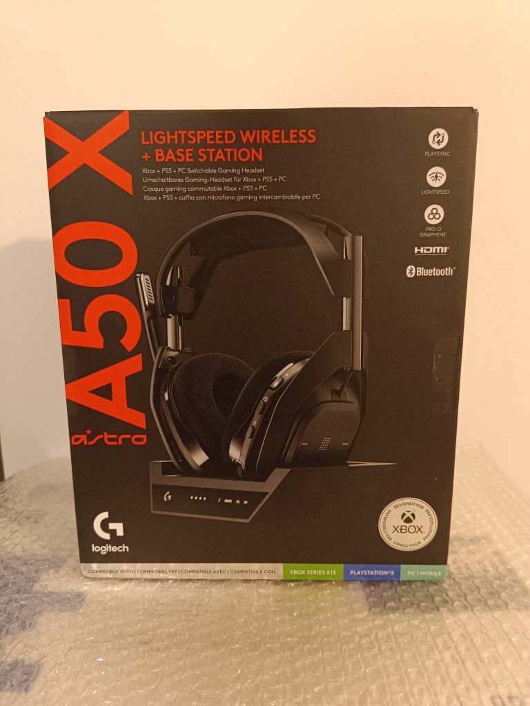 Căști gaming wireless Logitech Astro A50X PC.PS5.Xbox sigilate