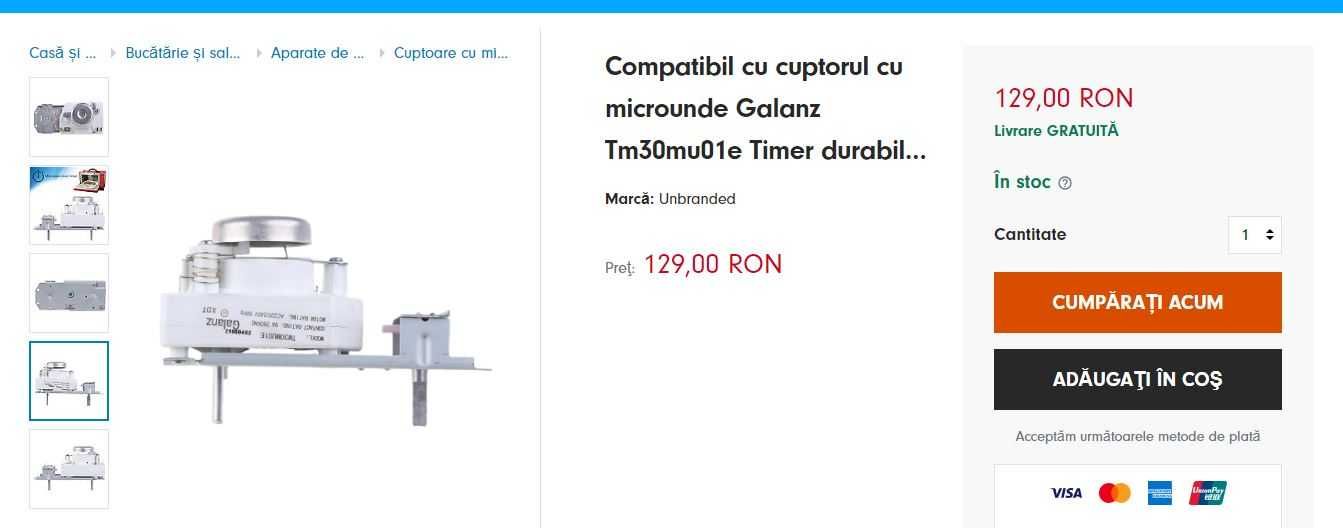 Controler timer programator microunde Galanz Tm30mu01e