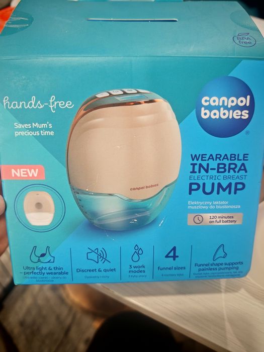 Електрическа помпа за кърма Hands free Canpol babies