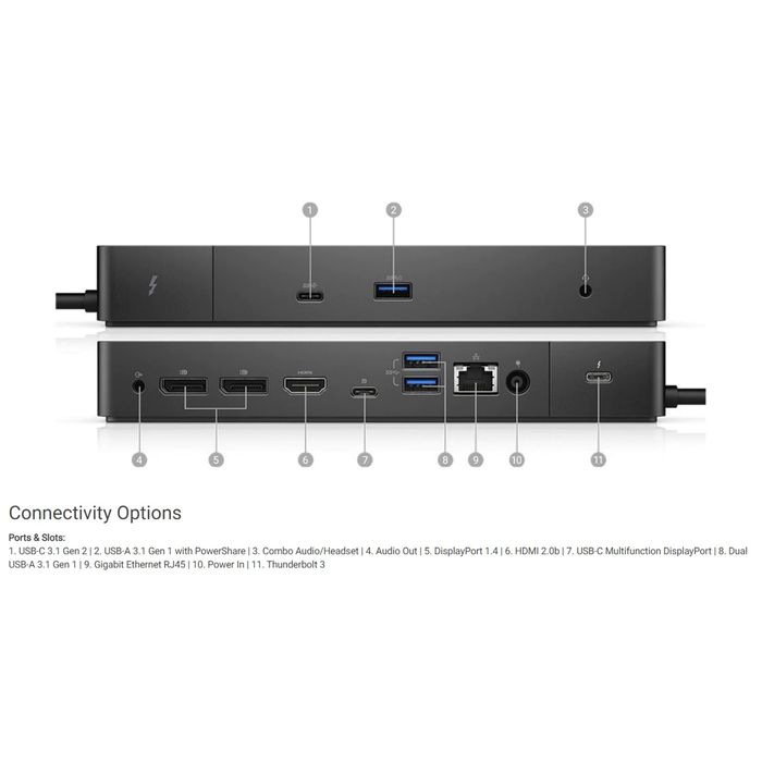 Docking Station Dell WD19TB - 180W