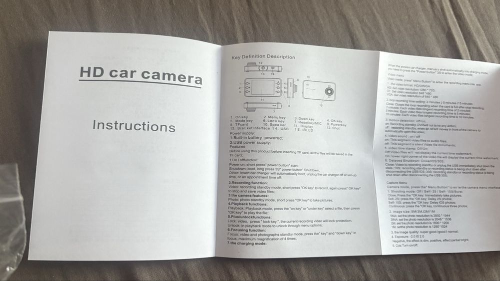 Camera auto FullHd 1080p