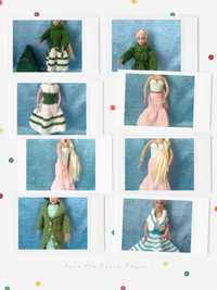 Вязаный гардероб для куклы Барби
