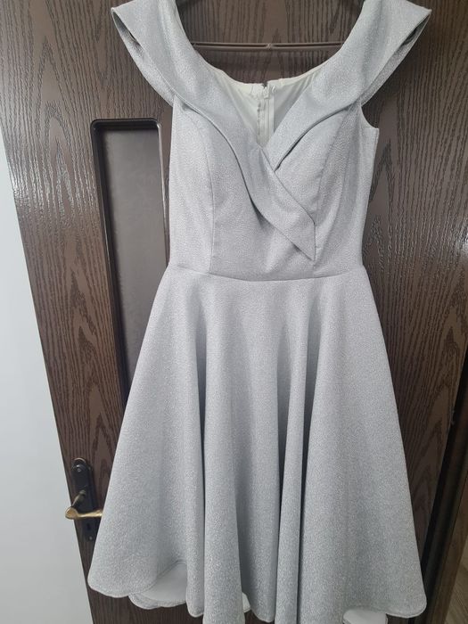 Rochie ocazie argintie