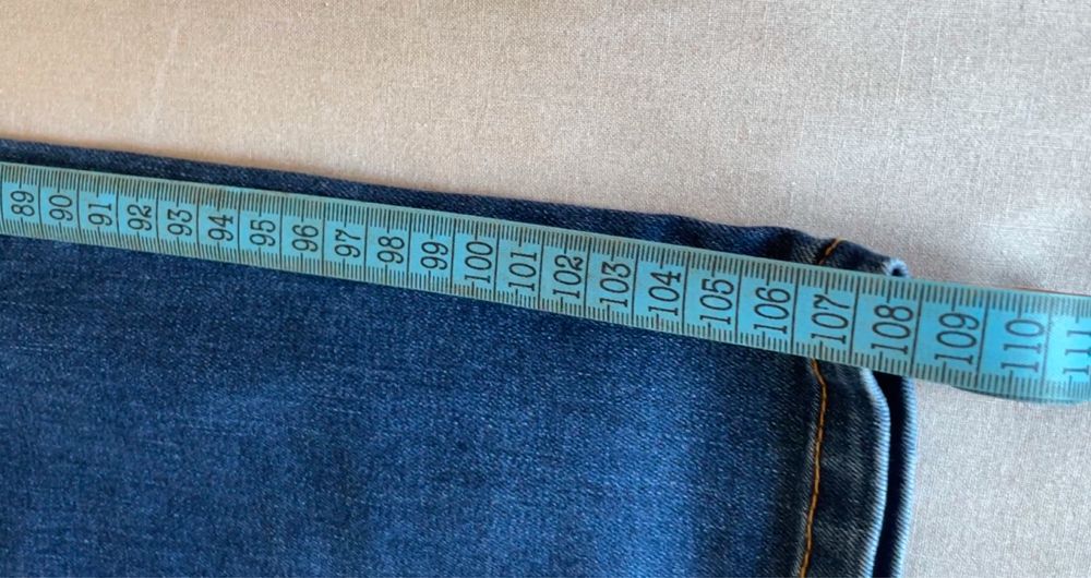 Blugi skinny fit albastru denim