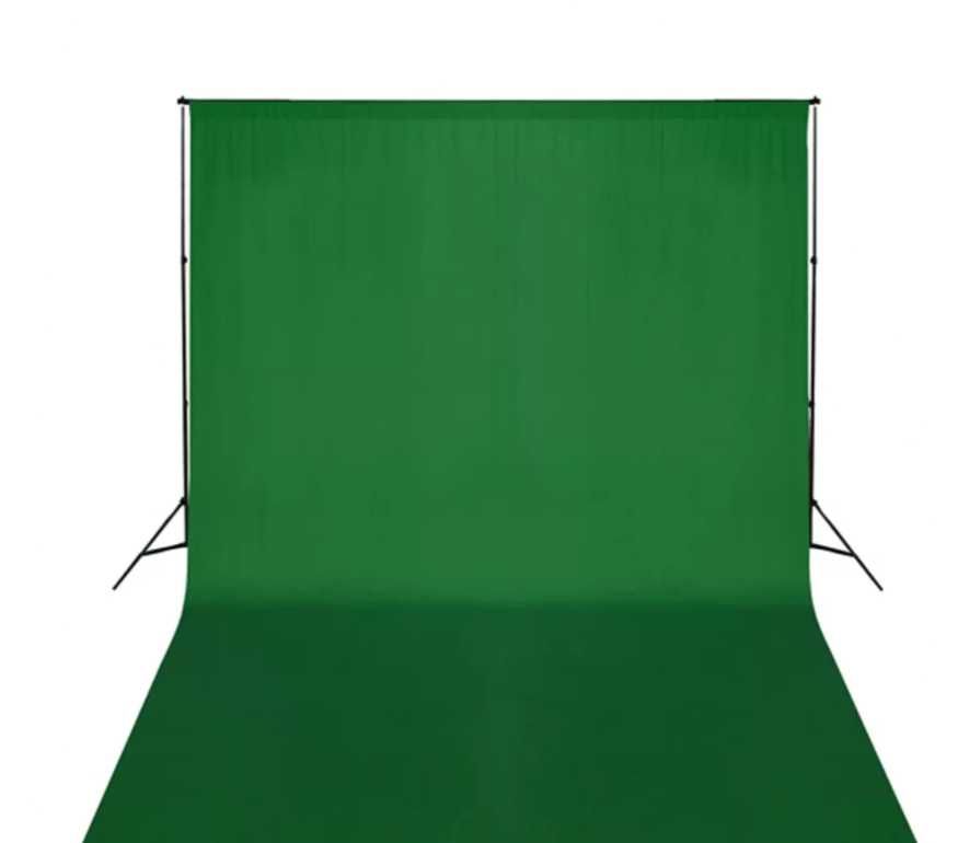 Chroma verde din panza pentru fundal Foto / Video: 3x6m