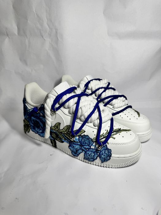 Air force 1 Custom Blue Flower