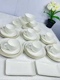 Белый набор посуды