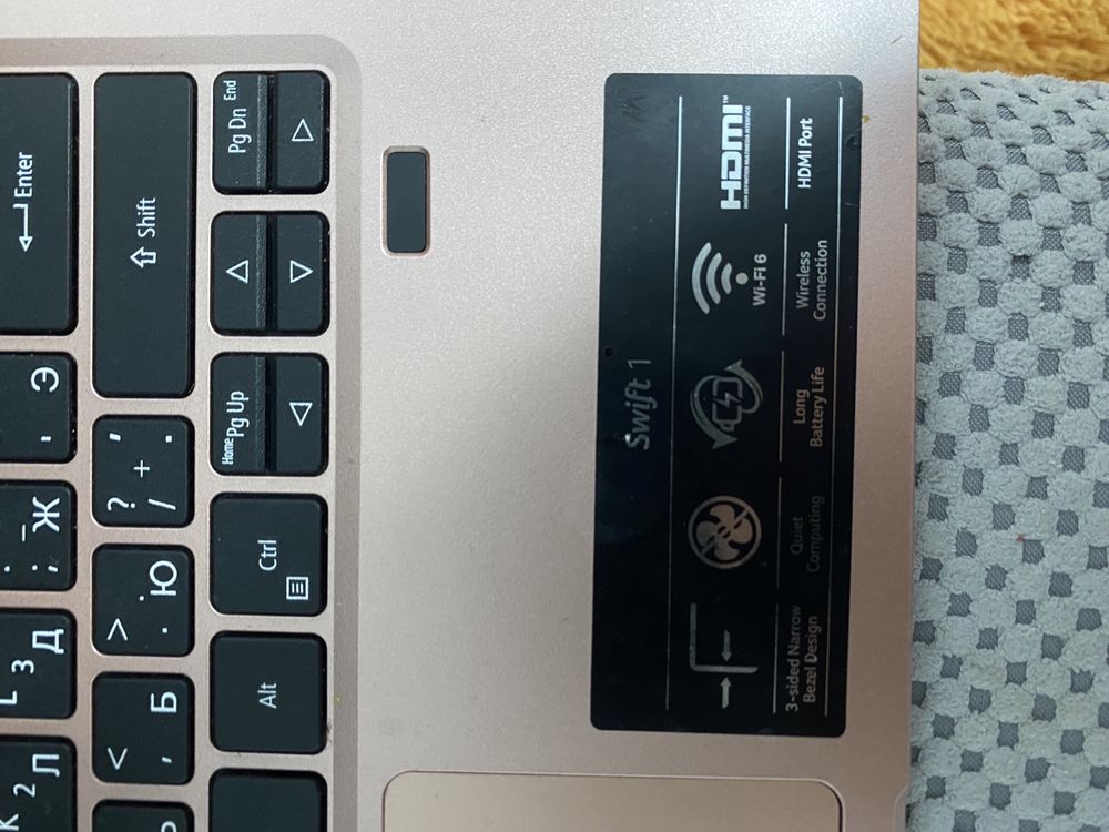 Ноутбук розовый Acer