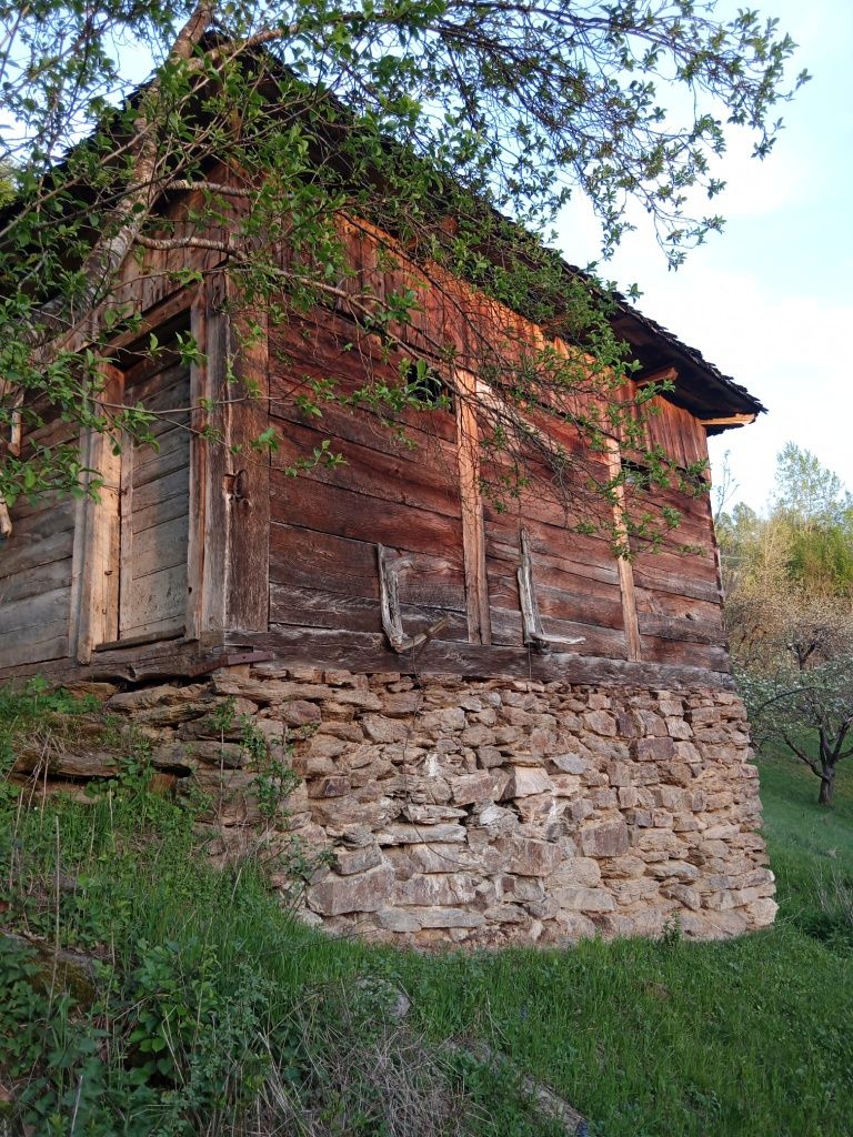 Șura din lemn de stejar