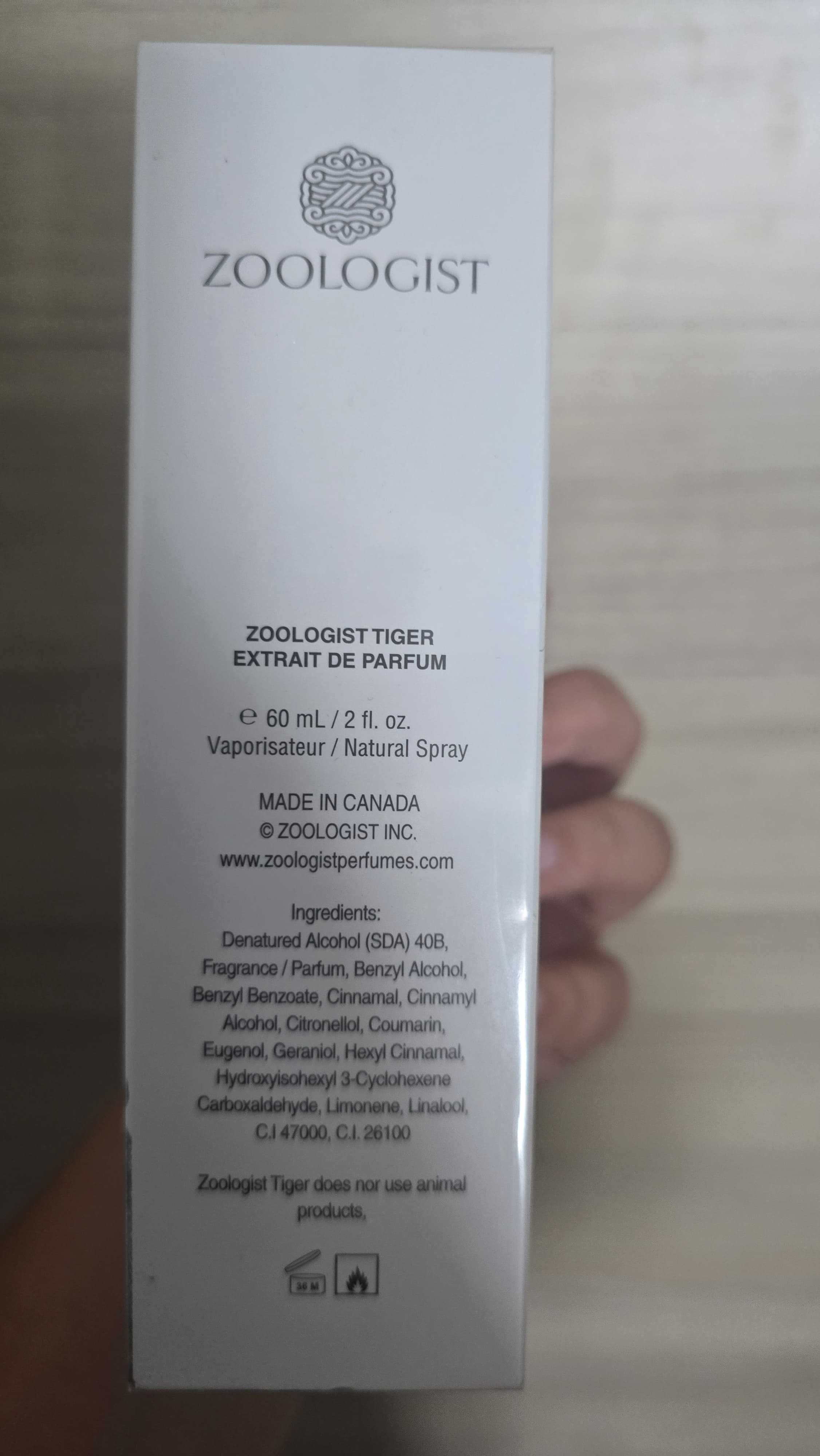 Parfum Zoologist Tiger 60ml Extract de Parfum