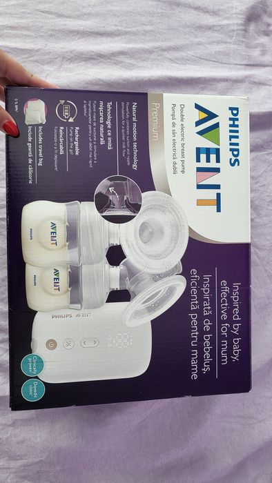 Philips Avent Двойна електрическа помпа за кърма Natural Motion Premiu