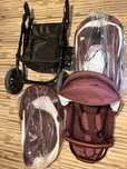 Carucior Krausman 3in1 Jet Purple (folosit putin)