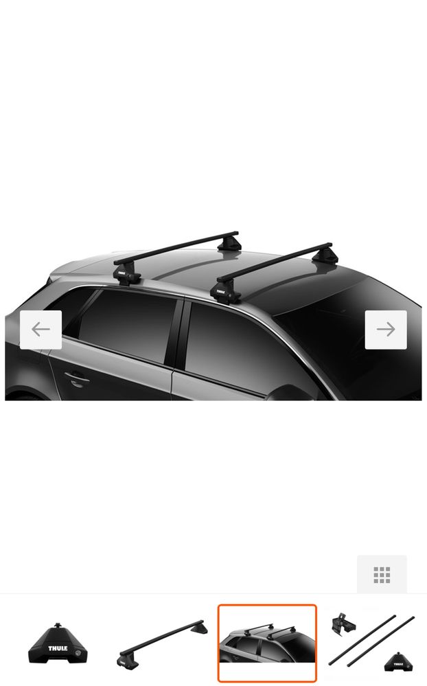 Set bare thule ford mondeo
