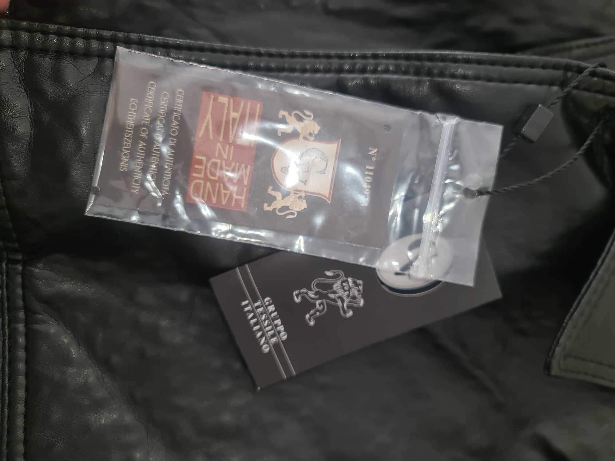 Мъжко кожено яке от естествена кожа HAND MADE ITALY