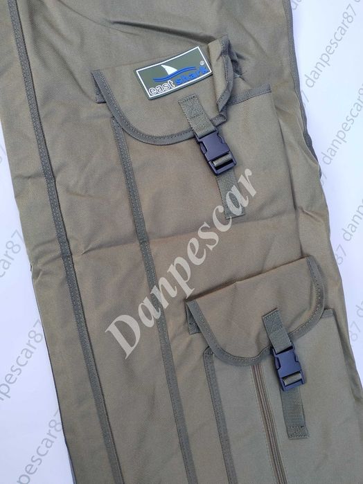 GEANTA HUSA pentru 4 lansete si 4 mulinete crap 208cm 3,90m din 2 buc