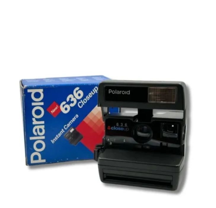 Винтажный Фотоаппарат мгновенной печати "Polaroid 636 Close Up" с коро