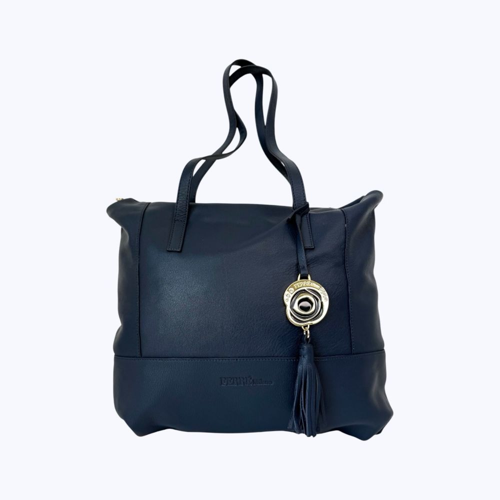 G. FERRE Milano. Естеств. Кожа Дамска Чанта