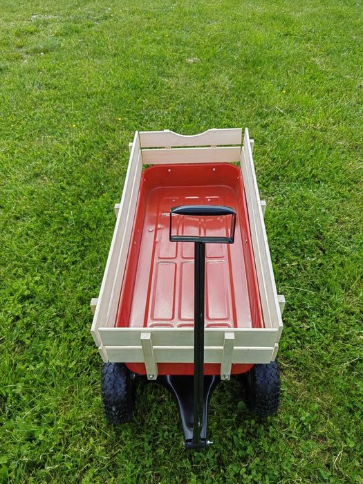 Carucior – tip vagon pentru transport gradina, curte, copii, KMB – 012