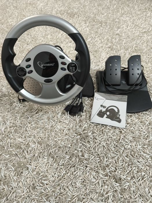 Volan Gembrid STR-SHOCKFORCE, pedale, vibratii, USB