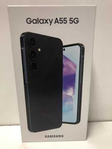 Samsung A55 5G 128gb, midnight, cutie sigilata